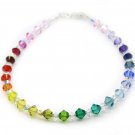 Rainbow Crystals Bracelet made with swarovski elements 2ab