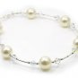 Pearl & Crystal Bridal Bracelet Made With SWAROVSKI ELEMENTS 6b