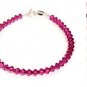 Handmade 4mm Crystals Bracelet made with SWAROVSKI ELEMENTS with Box & Bag 1e