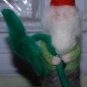 NEEDLE FELTED SHAMROCK SPRING GNOME