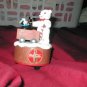 Coca cola polar bear music box on the road to adventure