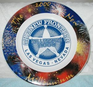 the new frontier casino (extinct) millenium 12 in plate