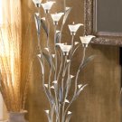 SILVER CALLA LILY CANDLEHOLDER-12794