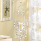 VINTAGE CRYSTAL DROP CANDLEHOLDER-39058