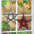 CLEAR GLASS STAR LANTERN-12287