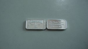 1 GRAM SILVER DELAWARE STATE SERIES BULLION BAR .999 PURE