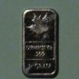 1 GRAM SILVER MAPLE LEAF BULLION BAR .999 PURE