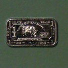 1 GRAM SILVER RHINO BULLION BAR .999 PURE