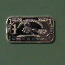 1 GRAM SILVER SCORPION BULLION BAR .999 PURE
