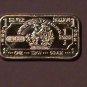 1 GRAM SILVE WALKING EAGLE BULLION BAR .999 PURE