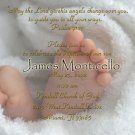 Baby Feet Two Photos Photo Baptism and Christening Invitations 5 x 8