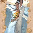 Sandy Shells One Main Photo Wedding Photo Thank You Card