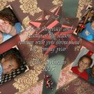 Bows Celebration & Angel Custom Photo Christmas Cards 5 x 8 More