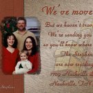 Moca Brown Photo Moving Announcement & Housewarming Party Invitations