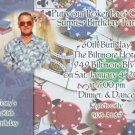 Casino Poker or Vegas Themed Party Photo Adult Birthday Invitations