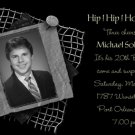 Chic in Black Multi Photos Photo Adult Birthday Invitations
