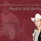 Collage of Photos Tinted to Any Color Photo Adult Birthday Invitations
