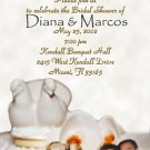 Doves Wedding Cake Personalized Photo Bridal Shower Invitations