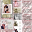 Rhinestones in Any Color Folded Photo Wedding Invitations Package