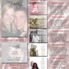 Full Picture in Color Folded Photo Wedding Invitations Package