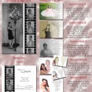 BW Filmstrip Red Carpet Photo Quinceanera Sweet 16 Invitations Package