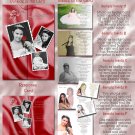 Multi Photo Burgundy Any Color Photo Quinceanera Sweet 16 Invitations
