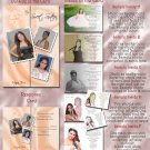 Multi Photo Peach or Any Color Photo Quinceanera Sweet 16 Invitations