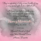 Photo Baby Shower Invitations Baby Feet in Blanket Pink