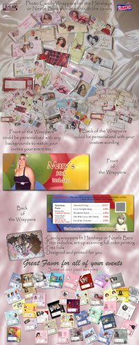 Photo Candy Bar Wrappers Personalized Custom to your Event