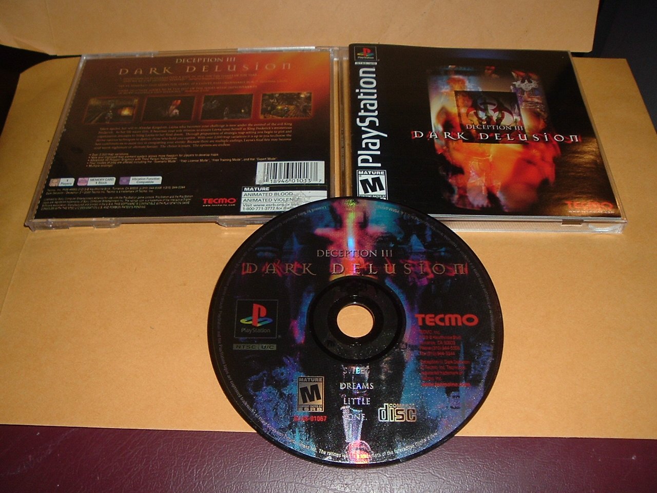 Deception III 3: Dark Delusion (PS1, Tecmo) set traps for opponent ...