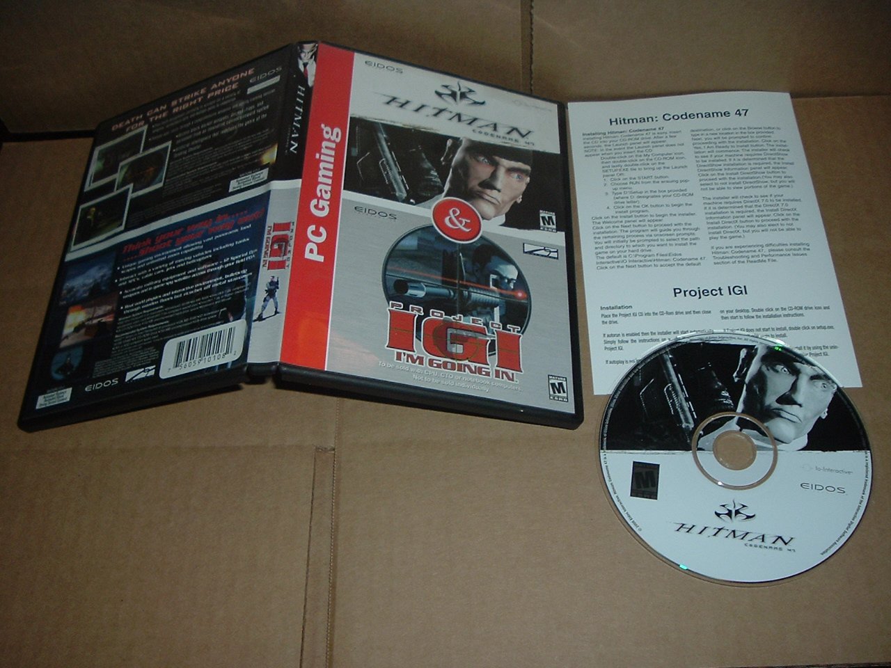 Hitman Codename 47 Very Excellent Near Mint For Pc Rare Dvd Cased Edition Great Game For Sale