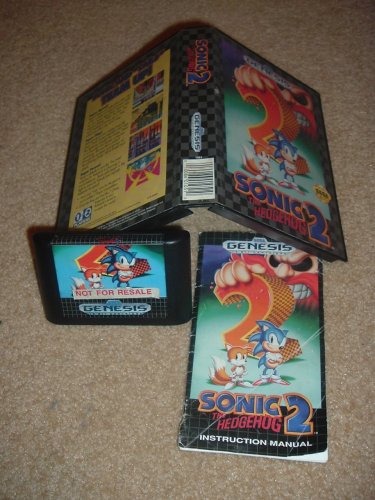 Sonic The Hedgehog 2 Genesis Complete Game For Sale