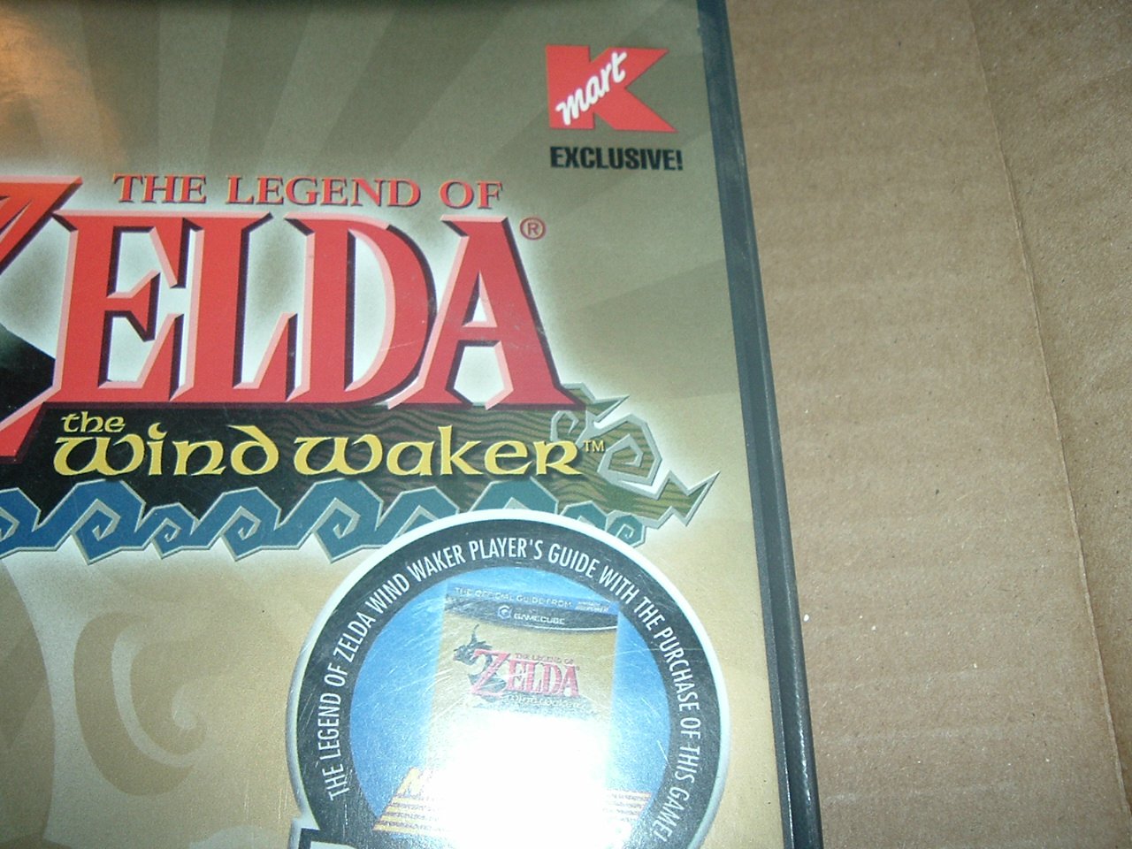 Zelda The Wind Waker GOLD EDITION KMart exclusive COMPLETE IN CASE