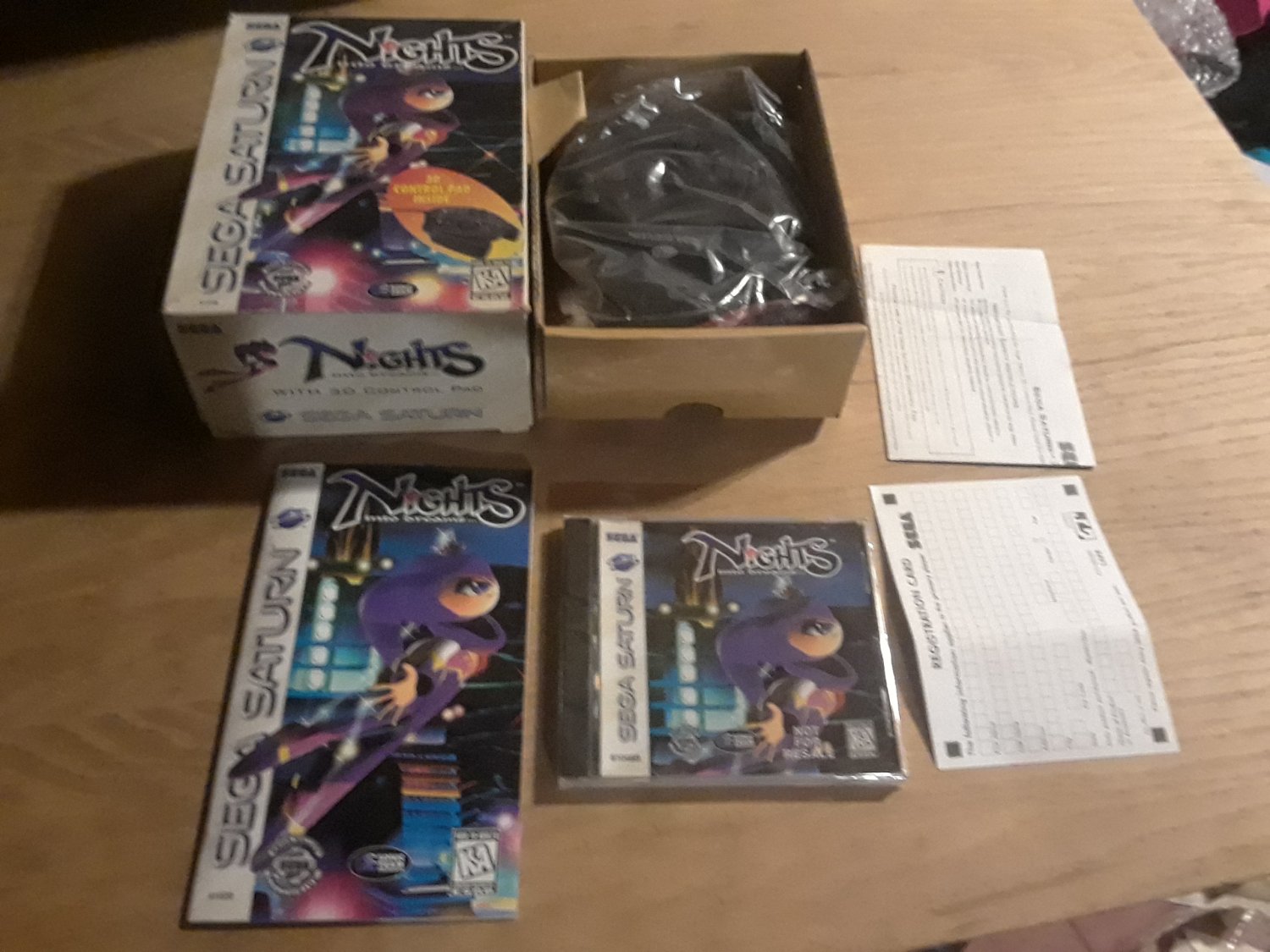 BRAND NEW Nights Into Dreams Bundle w/3D Pad Controller (Sega Saturn) FACTO...