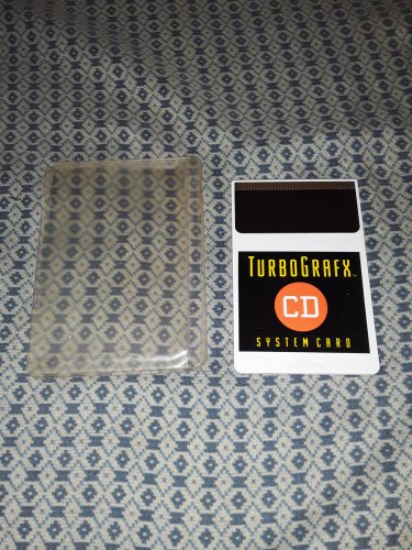 TurboGrafx CD System Memory Card NEAR MINT+ & WORKS GREAT for Turbo Grafx 16 CD unit, for sale