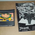 Atari Jaguar - Checkered Flag - Cartridge video game with Instruction Manual Booklet