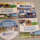 Wii Sports and Wii Sports Resort COMBO PACK with Manual Booklet, video games for Nintendo Wii