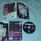 Just Dance 2 COMPLETE IN CASE (Nintendo Wii) video game with instruction manual booklet