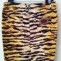 New w/Tags Dolce & Gabanna Size 29 Cotton Leopard Skirt