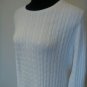 M Banana Republic White Cotton Sweater