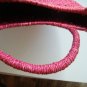 Pink Straw Handbag