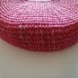 Pink Straw Handbag