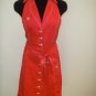 Size 4 Byron Lars Red Cotton Dress