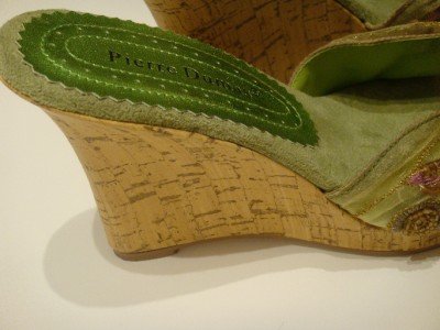 pierre dumas cow print wedges