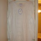 April Cornell Large Delicate White Lady's Blouse