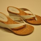 Style & Co 7M White Platform Sandals