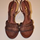 7 M Nina Ladies Brown Heels