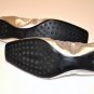 New Tod's Silver Leather Ballet Flats Size 11