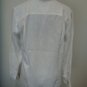 Size 8 White DKNY Linen Long Sleeve Shirt