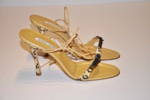 New Manolo Blahnik 41/11 Leopard Heels